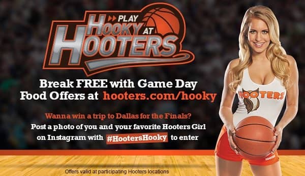 Play Hooky at Hooters with March Game Day Offers